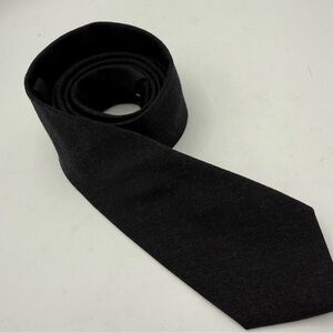 J Crew Factory 100% Wool The Narrow Tie Gray 2.5” Total length 60”